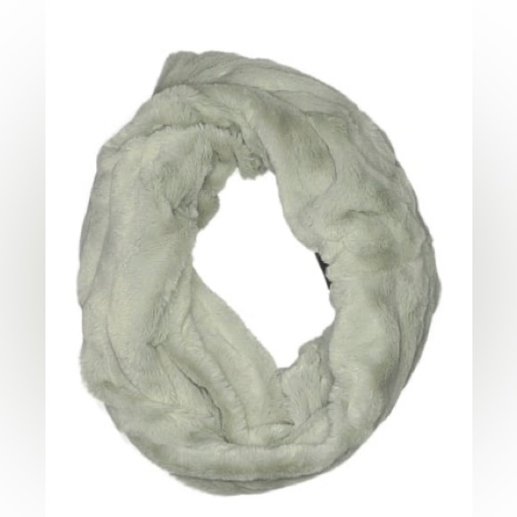 Club Monaco Evangah Snood light grey scarf neck wrap OS - Picture 2 of 10